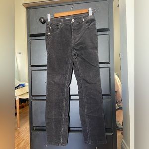 HUDSON‎ JEANS Kids black corduroy pants size 10 with adjustable waist